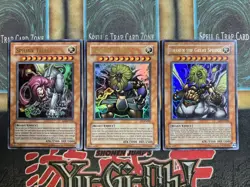 Yugioh Sphinx Set w/ Theinen Andro Teleia EP1-EN001 002 003 Movie Ultra Rare NM - Image 1