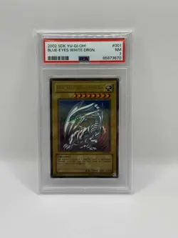 Yu-Gi-Oh! 2002 Starter Deck Kaiba SDK-001 Blue-Eyes White Dragon Unlim PSA NM 7 - Image 3