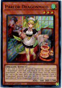 Parlor Dragonmaid BLMM-EN060  Yu-Gi-Oh! Near Mint - Image 2