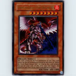 Yugioh Horus The Black Flame Dragon LV8 SOD-EN008 Unlimited Ultra Rare - LP-NM💎 - Image 1