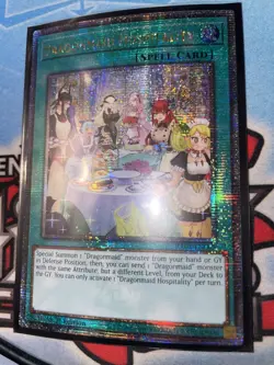 YU-GI-OH! Dragonmaid Hospitality (Alternate Art) (Quarter Century Secret Rare) - Image 2