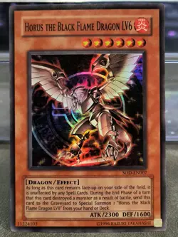 Horus The Black Flame Dragon LV6 | SOD-EN007 | Super Rare | NM/LP - Image 6