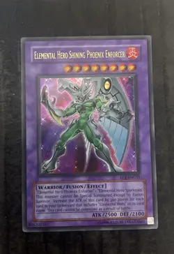 Yu-Gi-Oh! TCG Elemental Hero Shining Phoenix Enforcer EOJ-EN033 Unlimited NM/LP - Image 2