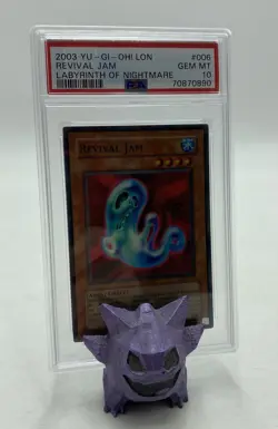2003 Yu-Gi-Oh Revival Jam PSA Gem Mint 10 Labyrinth Of Nightmare LON-006 #006 - Image 1