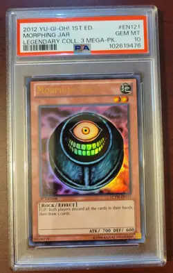 PSA 10 GEM MINT YuGiOh Morphing Jar LCYW-EN121 1st Edition Ultra Rare - Image 3