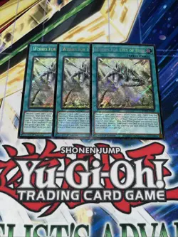 Yugioh 3x Wishes for Eyes of Blue 1st Edition Secret Rare SDWD-EN042 Playset - Image 2