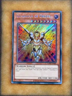 Yugioh Guardian of Order LODT-EN000 Secret Rare 2024 Print NM - Image 2