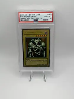 2002 Yu-Gi-Oh! MRD Summoned Skull Ultra Rare 1st Edition #003 PSA 8 - Image 1