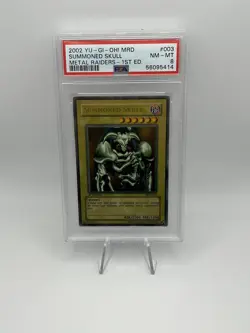 2002 Yu-Gi-Oh! MRD Summoned Skull Ultra Rare 1st Edition #003 PSA 8 - Image 3