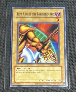 Yu-Gi-Oh! Left Arm Of The Forbidden One- RP01-EN020 Rare 2024 Reprint NEAR MINT! - Image 1