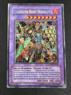 Yu-Gi-Oh! Gladiator Beast Heraklinos (HP) GLAS-EN044 Unlimited - Image 3