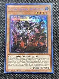 YuGiOh! Blazing Cartesia, The Virtuous MP23-EN162 Prismatic Rare 1st Edition NM - Image 1