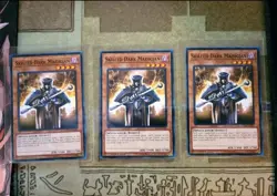 YUGIOH TCG 3X SKILLED DARK MAGICIAN LEDD-ENA06 OR SD6 COMMON 1ST EDITION NM - Image 1