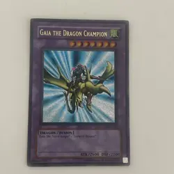 Yu-gi-oh Gaia The Dragon Champion Lob Ultra Rare Name/reverse Secret Rare Lp - Image 7