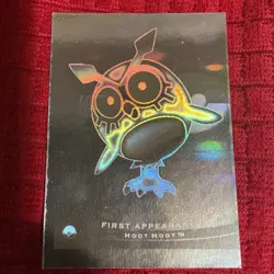 2000 Topps Pokemon The Movie First Appearance Holo Foil Card HOOTHOOT #6. - Image 1