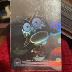 2000 Topps Pokemon The Movie First Appearance Holo Foil Card HOOTHOOT #6. - Image 3