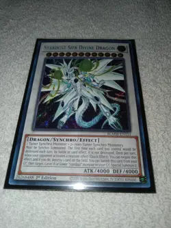 Yu-Gi-Oh! TCG Stardust Sifr Divine Dragon BLMM-EN151 1st Edition Secret Rare NM - Image 2