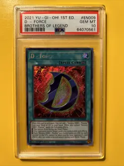 YuGiOh D - FORCE #BROL-EN009🔥PSA 10 GEM MINT🔥1st EDITION-2021 SECRET RARE - Image 15