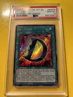 YuGiOh D - FORCE #BROL-EN009🔥PSA 10 GEM MINT🔥1st EDITION-2021 SECRET RARE - Image 2