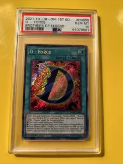 YuGiOh D - FORCE #BROL-EN009🔥PSA 10 GEM MINT🔥1st EDITION-2021 SECRET RARE - Image 4