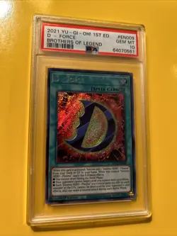 YuGiOh D - FORCE #BROL-EN009🔥PSA 10 GEM MINT🔥1st EDITION-2021 SECRET RARE - Image 5
