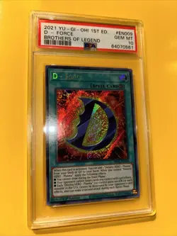YuGiOh D - FORCE #BROL-EN009🔥PSA 10 GEM MINT🔥1st EDITION-2021 SECRET RARE - Image 8