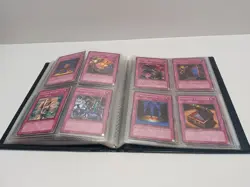 Yu-Gi-Oh 1996 Seto Kaiba Card Mini Binder Yugioh Black Purple 100+ Vintage Cards - Image 16