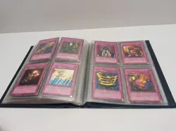 Yu-Gi-Oh 1996 Seto Kaiba Card Mini Binder Yugioh Black Purple 100+ Vintage Cards - Image 17