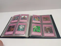 Yu-Gi-Oh 1996 Seto Kaiba Card Mini Binder Yugioh Black Purple 100+ Vintage Cards - Image 19