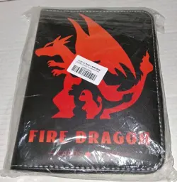 4-Pocket Card 3-Ring Binder for Baseball Pokemon Cards 50 Pages Zipper - Image 1