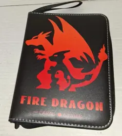 4-Pocket Card 3-Ring Binder for Baseball Pokemon Cards 50 Pages Zipper - Image 2