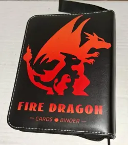 4-Pocket Card 3-Ring Binder for Baseball Pokemon Cards 50 Pages Zipper - Image 3