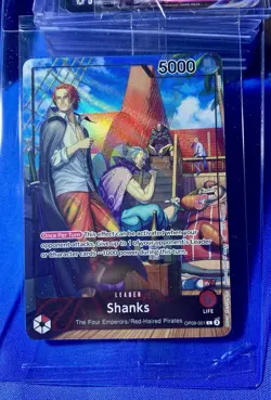 One Piece SHANKS OP09-001 - Promo Card PSA Limited Edition + Magazine Fast Ship! - Image 2