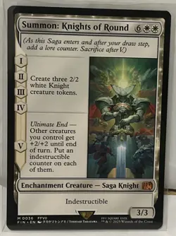 Summon: Knights of Round (REGULAR) x1 - MTG Final Fantasy FIN #36 - Image 1