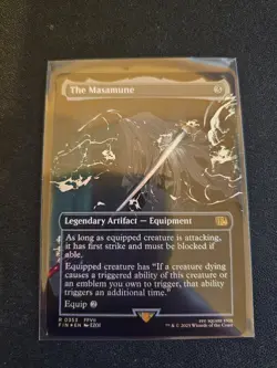The Masamune Borderless FOIL MTG FIN Nm/M - Image 1