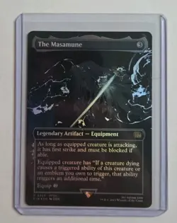 The Masamune Borderless FOIL MTG FIN Nm/M - Image 1