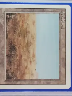 1994 Magic The Gathering MTG Scrubland Revised Edition Dual Land LP - Image 2