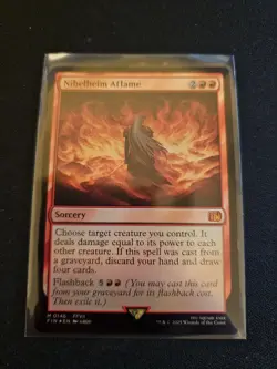 Nibelheim Aflame FOIL MTG FIN Nm/M - Image 1