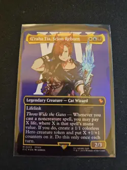 G'raha Tia, Scion Reborn Borderless FOIL MTG FIC Nm/M - Image 1