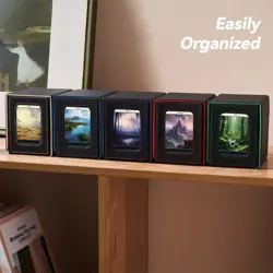 MTG Commander Card & Dice Storage Deck Box Fits 100 Double-Sleeved Waterproof - Image 5