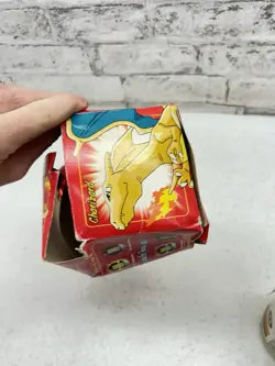 Charizard Pokemon 23K Gold Plated Trading Card 1999 Box Has Water Damage - Image 4