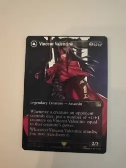 Vincent Valentine Borderless Surge FOIL MTG FIN Nm/M - Image 2