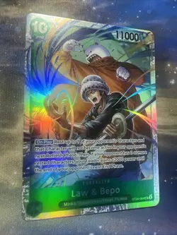 ST24-004 Law & Bepo  Super Rare English One Piece TCG Card ST24 Starter Deck And - Image 2