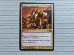 Magic: The Gathering Card - Alara Reborn ~ Rare ~ Fight to the Death - Image 1
