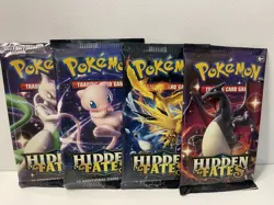 Pokemon Trading Card Game Sun & Moon Hidden Fates Booster Pack (1) Pack - Image 1