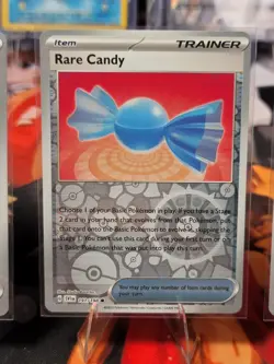 4x Rare Candy Reverse Holo 191/198 Scarlet & Violet Base Pokemon TCG Playset - Image 2
