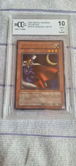 Yugioh BCCG 10 White Magical Hat MRD-016 Metal Raiders Unlimited - Image 2
