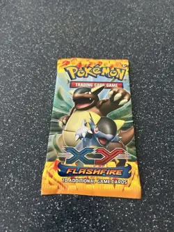Pokemon "Flashfire" 10-Card Sealed Booster Pack (Kangaskhan) X1 - Image 2