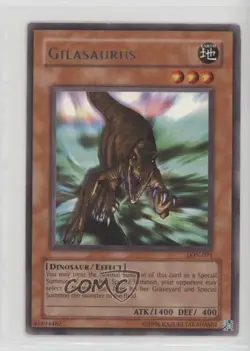Gilasaurus Unlimited YuGiOh Labyrinth of Nightmare #LON-071 2003 0d08 - Image 1