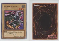 Spherous Lady Unlimited YuGiOh Labyrinth of Nightmare #LON-059 2003 0d8t - Image 3